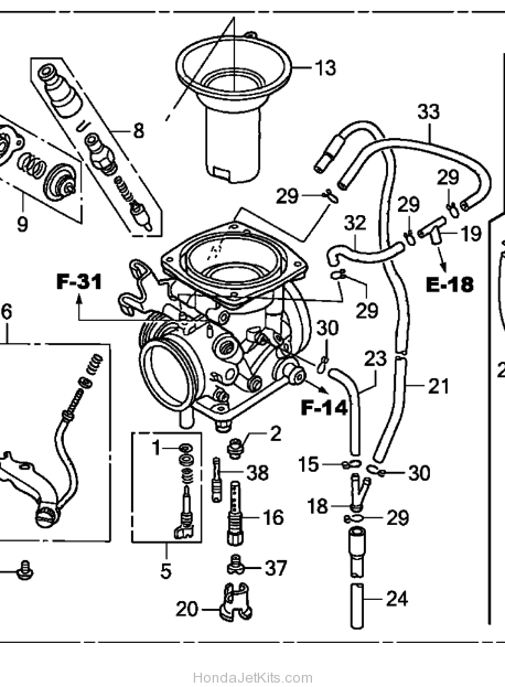 Honda xr650l carb jets #4